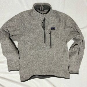 Grey Patagonia Quarter-Zip Better Womens  Sweater